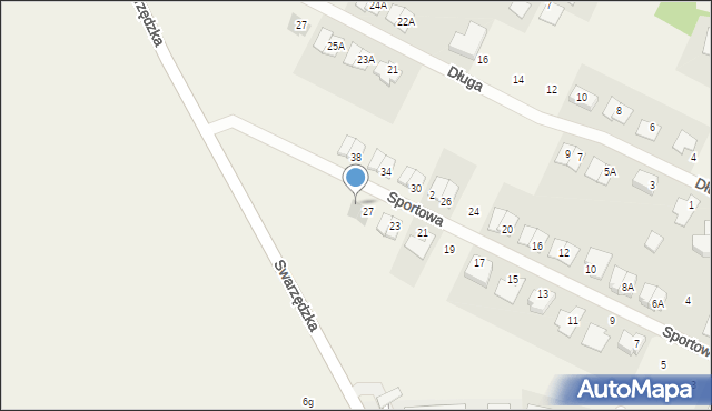 Gowarzewo, Sportowa, 29, mapa Gowarzewo