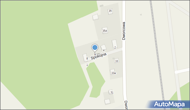 Gozdowo, Spokojna, 6, mapa Gozdowo