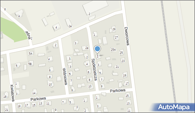 Gozdowo, Spółdzielcza, 1, mapa Gozdowo