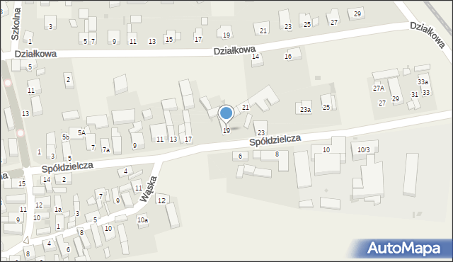 Grębocice, Spółdzielcza, 19, mapa Grębocice