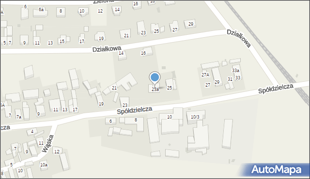 Grębocice, Spółdzielcza, 23a, mapa Grębocice
