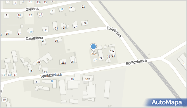 Grębocice, Spółdzielcza, 27A, mapa Grębocice