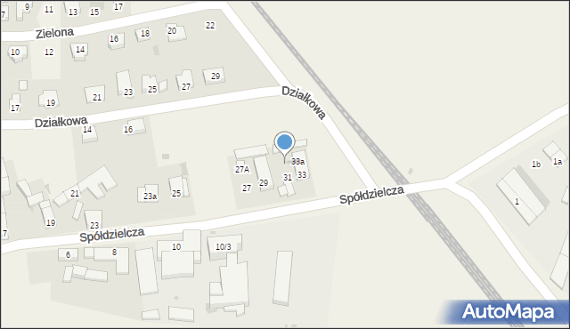 Grębocice, Spółdzielcza, 31A, mapa Grębocice