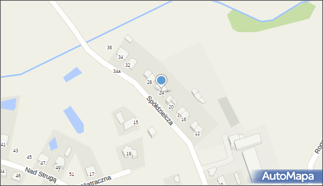 Grębocin, Spółdzielcza, 24, mapa Grębocin