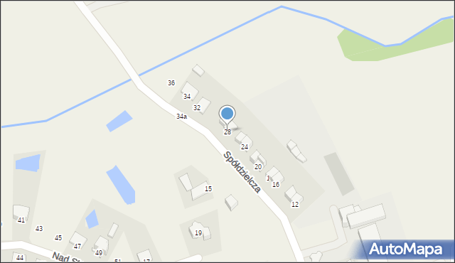 Grębocin, Spółdzielcza, 28, mapa Grębocin