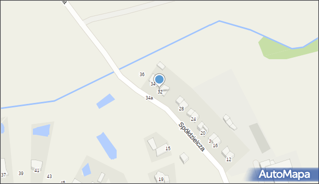 Grębocin, Spółdzielcza, 32, mapa Grębocin