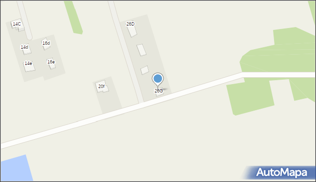 Grodziec, Spacerowa, 26G, mapa Grodziec