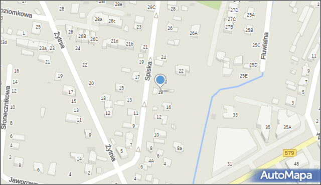 Grodzisk Mazowiecki, Spiska, 18, mapa Grodzisk Mazowiecki