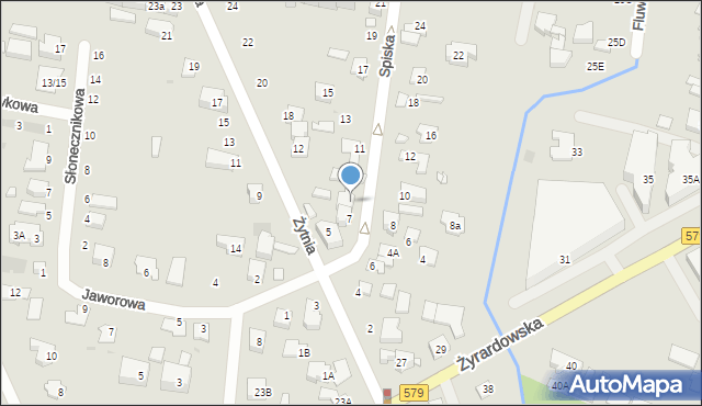 Grodzisk Mazowiecki, Spiska, 7A, mapa Grodzisk Mazowiecki