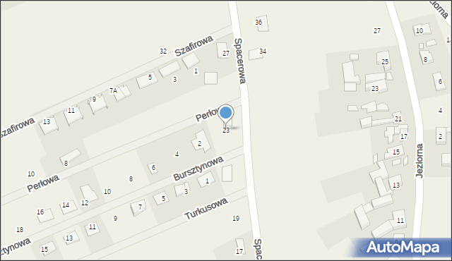 Grzędzice, Spacerowa, 23, mapa Grzędzice