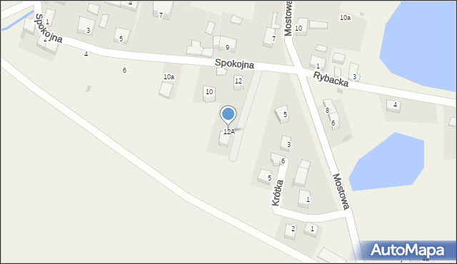 Imbramowice, Spokojna, 12A, mapa Imbramowice