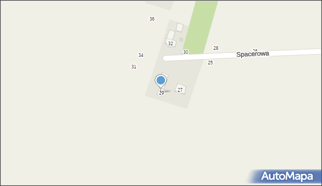 Iskrzynia, Spacerowa, 29, mapa Iskrzynia