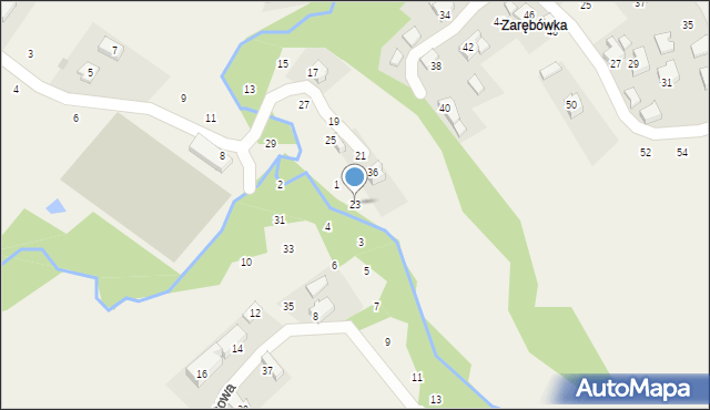 Izdebnik, Sportowa, 23, mapa Izdebnik