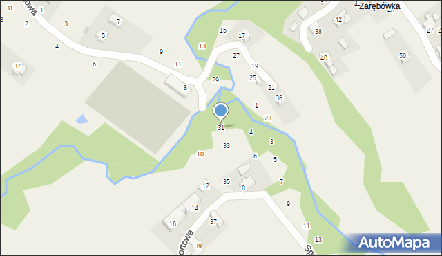 Izdebnik, Sportowa, 31, mapa Izdebnik