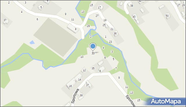 Izdebnik, Sportowa, 33, mapa Izdebnik