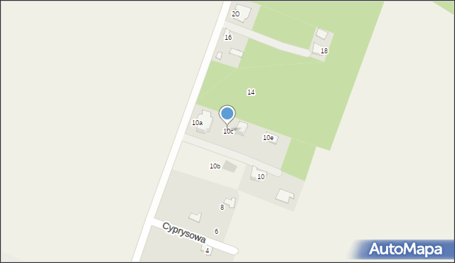 Jadwisin, Spacerowa, 10c, mapa Jadwisin