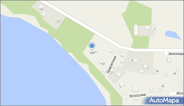 Jaromierz, Spacerowa, 41b, mapa Jaromierz