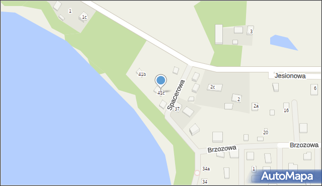 Jaromierz, Spacerowa, 41c, mapa Jaromierz