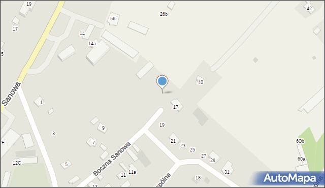 Jarosław, Spacerowa, 15, mapa Jarosławia