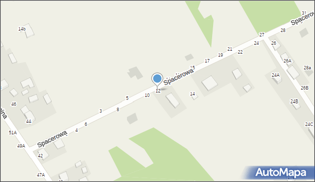 Jastkowice, Spacerowa, 12, mapa Jastkowice