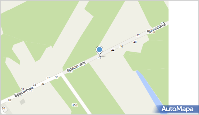 Jastkowice, Spacerowa, 42, mapa Jastkowice