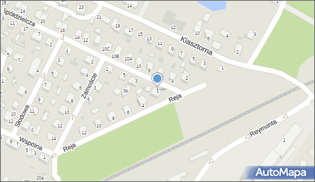 Jędrzejów, Spółdzielcza, 1, mapa Jędrzejów