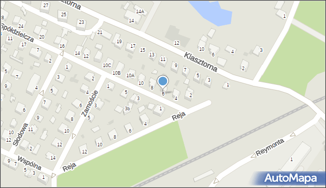 Jędrzejów, Spółdzielcza, 6, mapa Jędrzejów