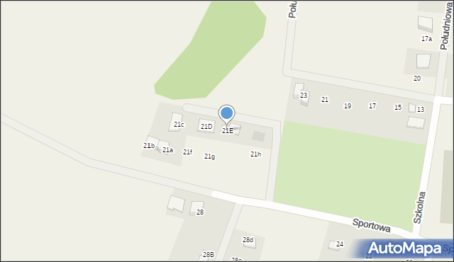 Jeżów Sudecki, Sportowa, 21E, mapa Jeżów Sudecki