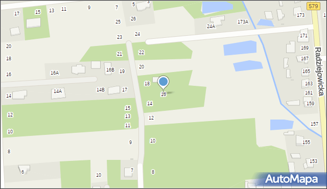 Kałęczyn, Spójna, 16, mapa Kałęczyn