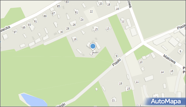 Kamieńczyk, Spokojna, 17, mapa Kamieńczyk