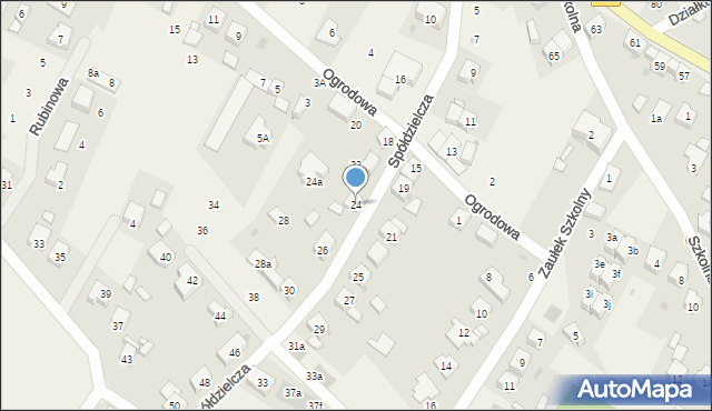 Kamieniec Wrocławski, Spółdzielcza, 24, mapa Kamieniec Wrocławski