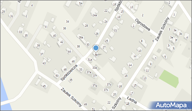Kamieniec Wrocławski, Spółdzielcza, 29, mapa Kamieniec Wrocławski