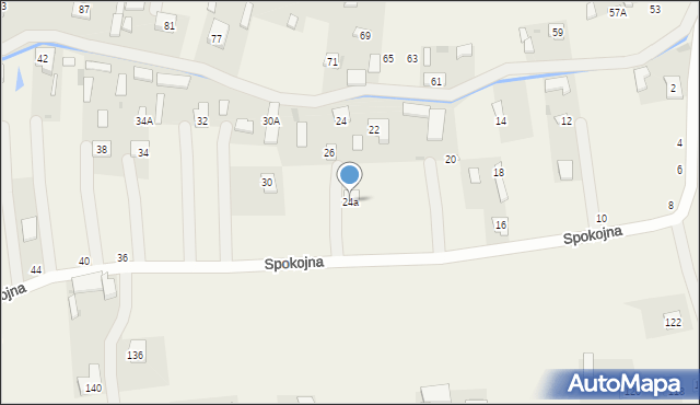 Karczmiska Pierwsze, Spokojna, 24a, mapa Karczmiska Pierwsze