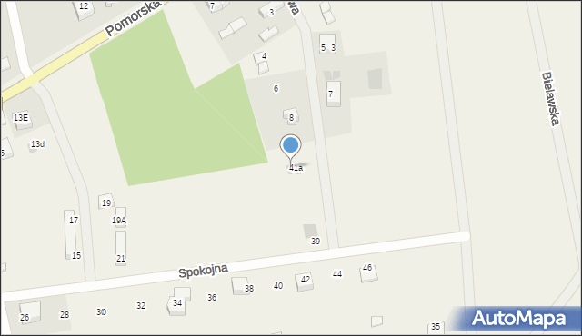 Karwieńskie Błoto Pierwsze, Spokojna, 41b, mapa Karwieńskie Błoto Pierwsze