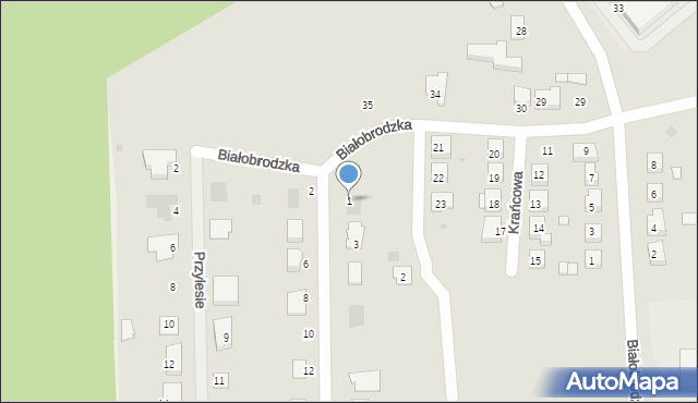 Kleczew, Spacerowa, 1, mapa Kleczew