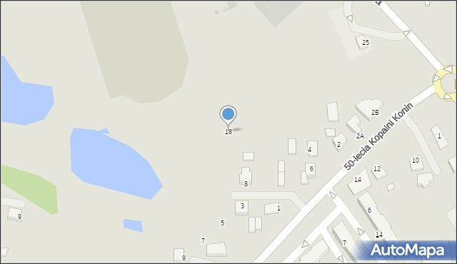 Kleczew, Spacerowa, 18, mapa Kleczew