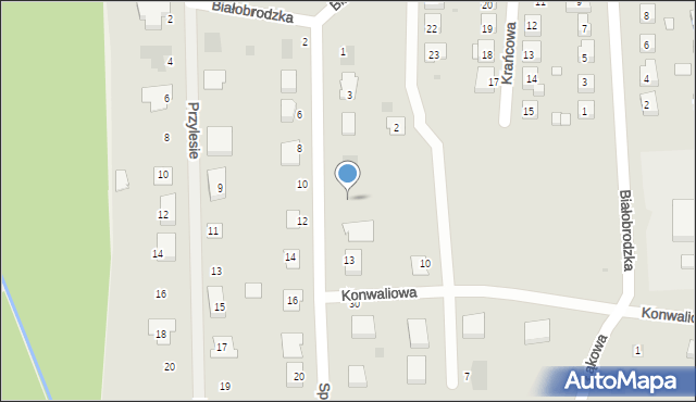 Kleczew, Spacerowa, 9, mapa Kleczew