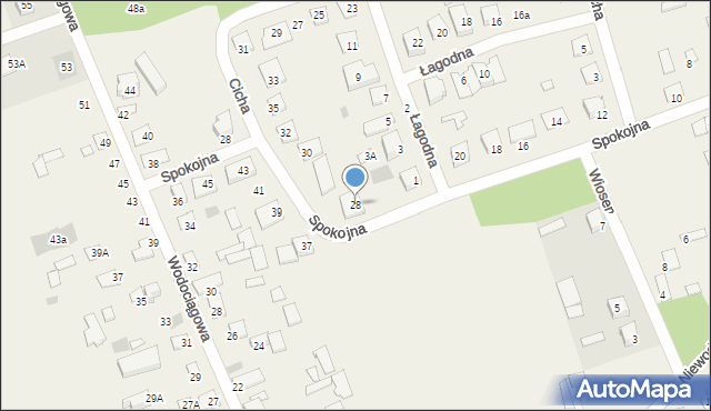 Klepacze, Spokojna, 28, mapa Klepacze