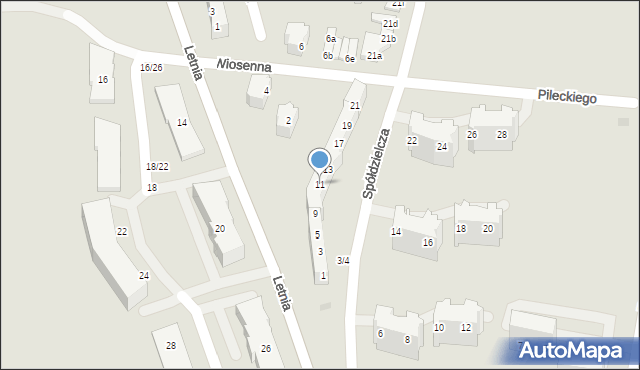 Kłodzko, Spółdzielcza, 11, mapa Kłodzka