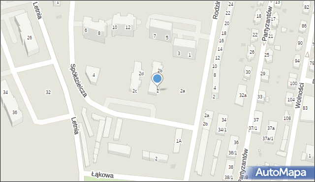 Kłodzko, Spółdzielcza, 2, mapa Kłodzka