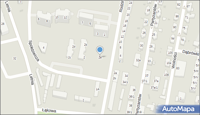 Kłodzko, Spółdzielcza, 2a, mapa Kłodzka