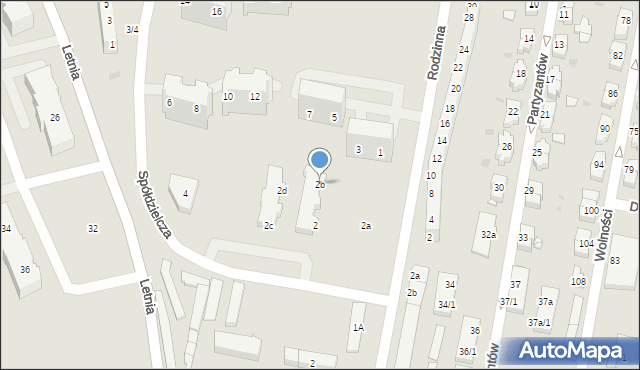 Kłodzko, Spółdzielcza, 2b, mapa Kłodzka