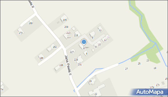 Kobylany, Spokojna, 4, mapa Kobylany