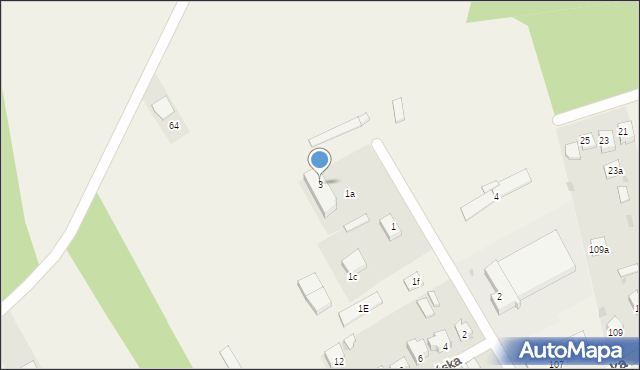 Konopiska, Spółdzielcza, 3, mapa Konopiska