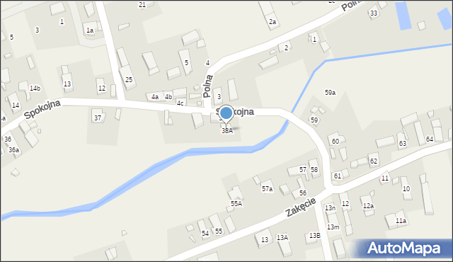 Konradowo, Spokojna, 1, mapa Konradowo