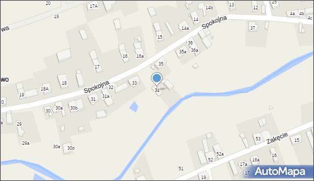 Konradowo, Spokojna, 17, mapa Konradowo