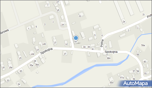 Konradowo, Spokojna, 8, mapa Konradowo