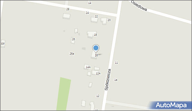 Konstantynów Łódzki, Spółdzielcza, 16, mapa Konstantynów Łódzki