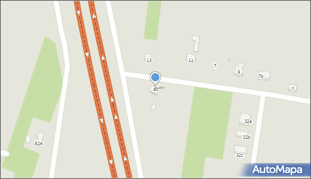 Konstantynów Łódzki, Spółdzielcza, 40, mapa Konstantynów Łódzki
