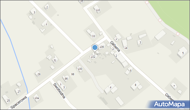 Kotowice, Spacerowa, 104, mapa Kotowice